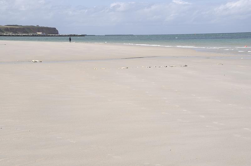 endloser Strand auf der Badeinsel